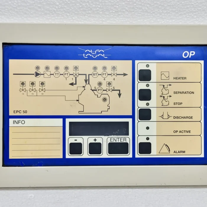ALFA LAVAL EPC 50 OP FRONT MODULE PN 3183062451 VERSION 3