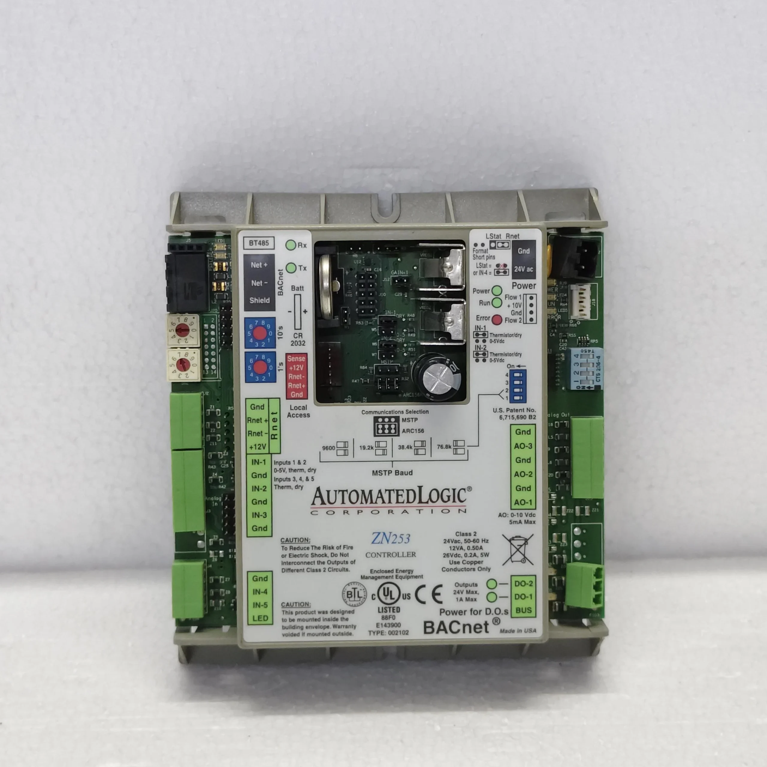 AUTOMATED LOGIC ZN253 Zone Controller