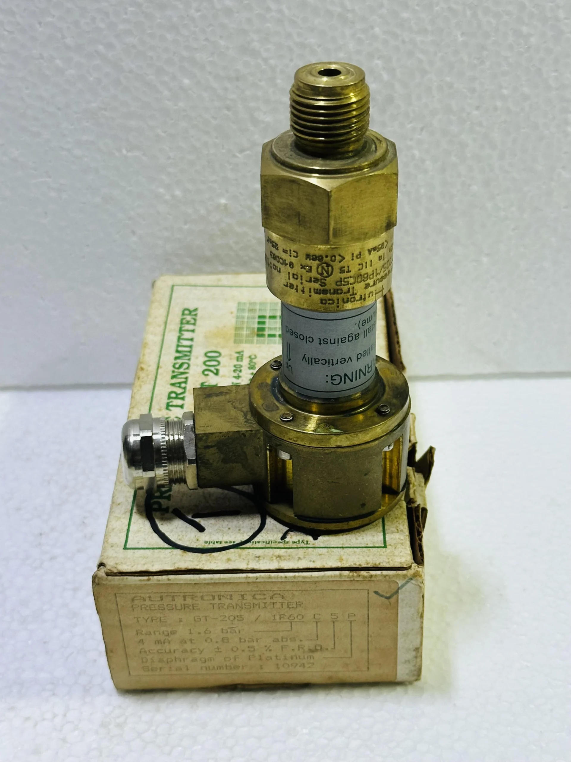 AUTRONICA GT2051P60C5P Pressure Transmitter