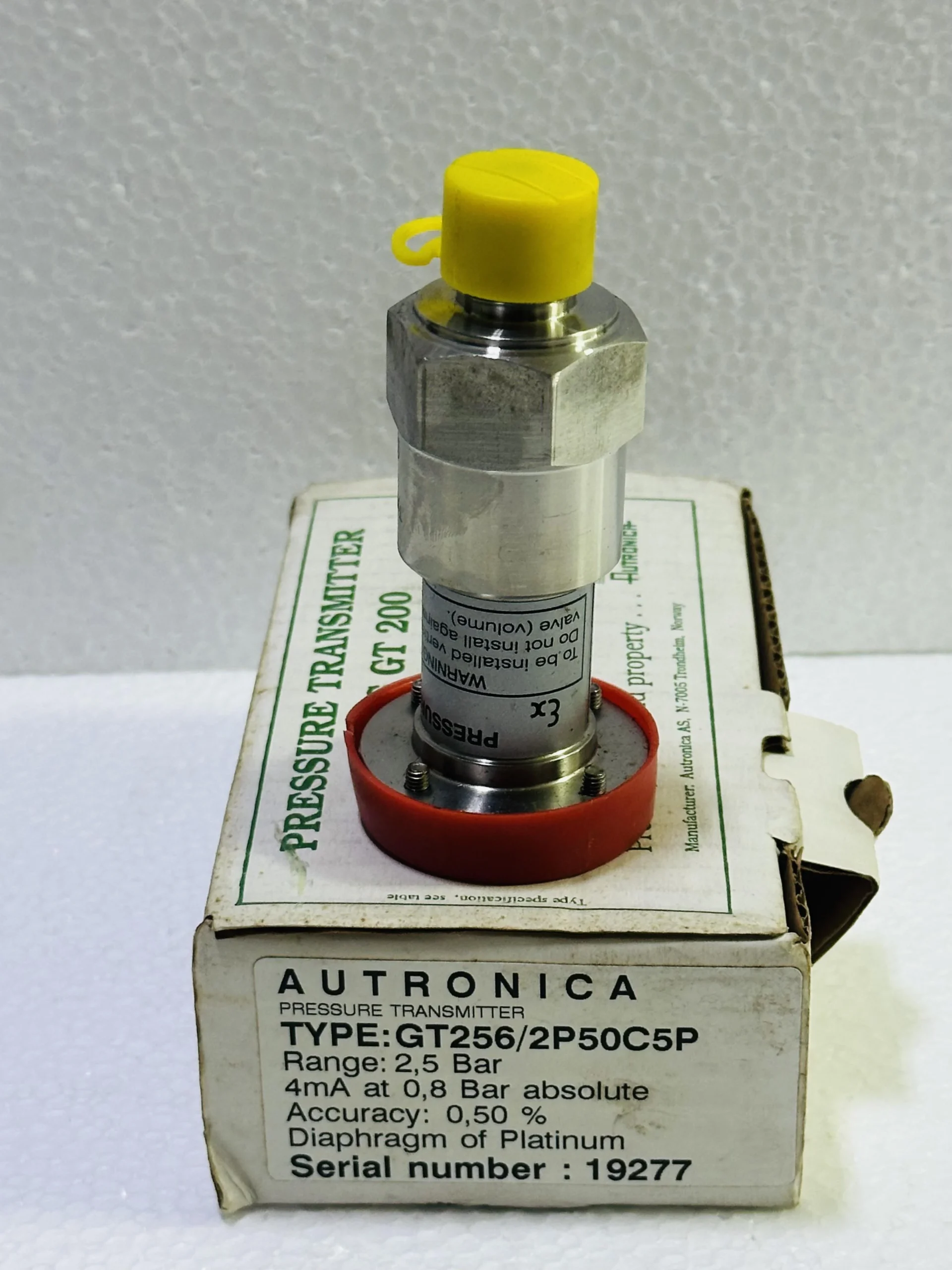 AUTRONICA GT2562P50C5P Pressure Transmitter
