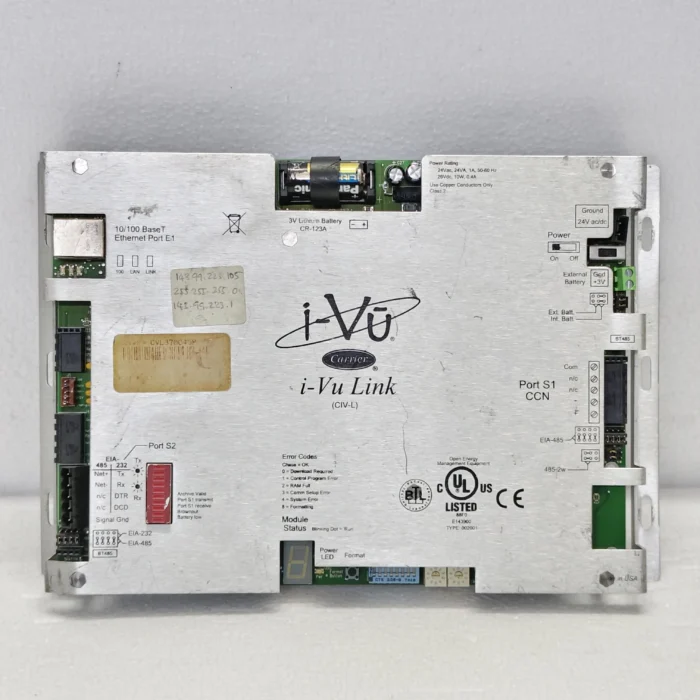 CARRIER i-Vu Link (CIV-L) Network & Integration Module – Rev. 16