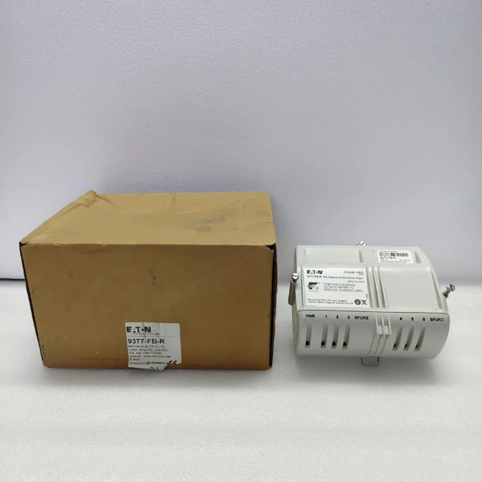 EATON Crouse-Hinds Series MTL Fieldbus Barrier Module, 6-Spur – P/N: 9377-FB-R