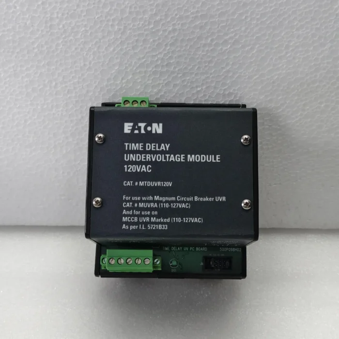 EATON MTDUVR120V Time Delay Undervoltage Module – P/N: 70C1316G01
