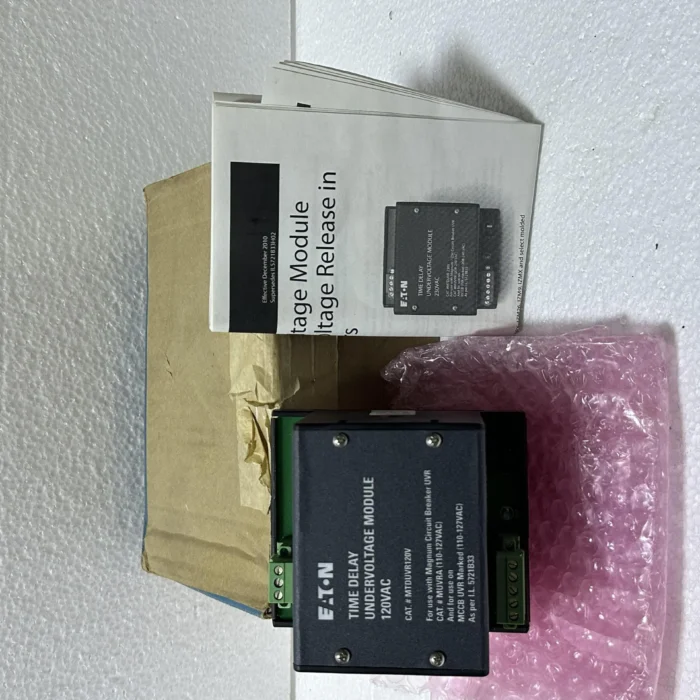 EATON MTDUVR120V Time Delay Undervoltage Trip Unit – 120VAC