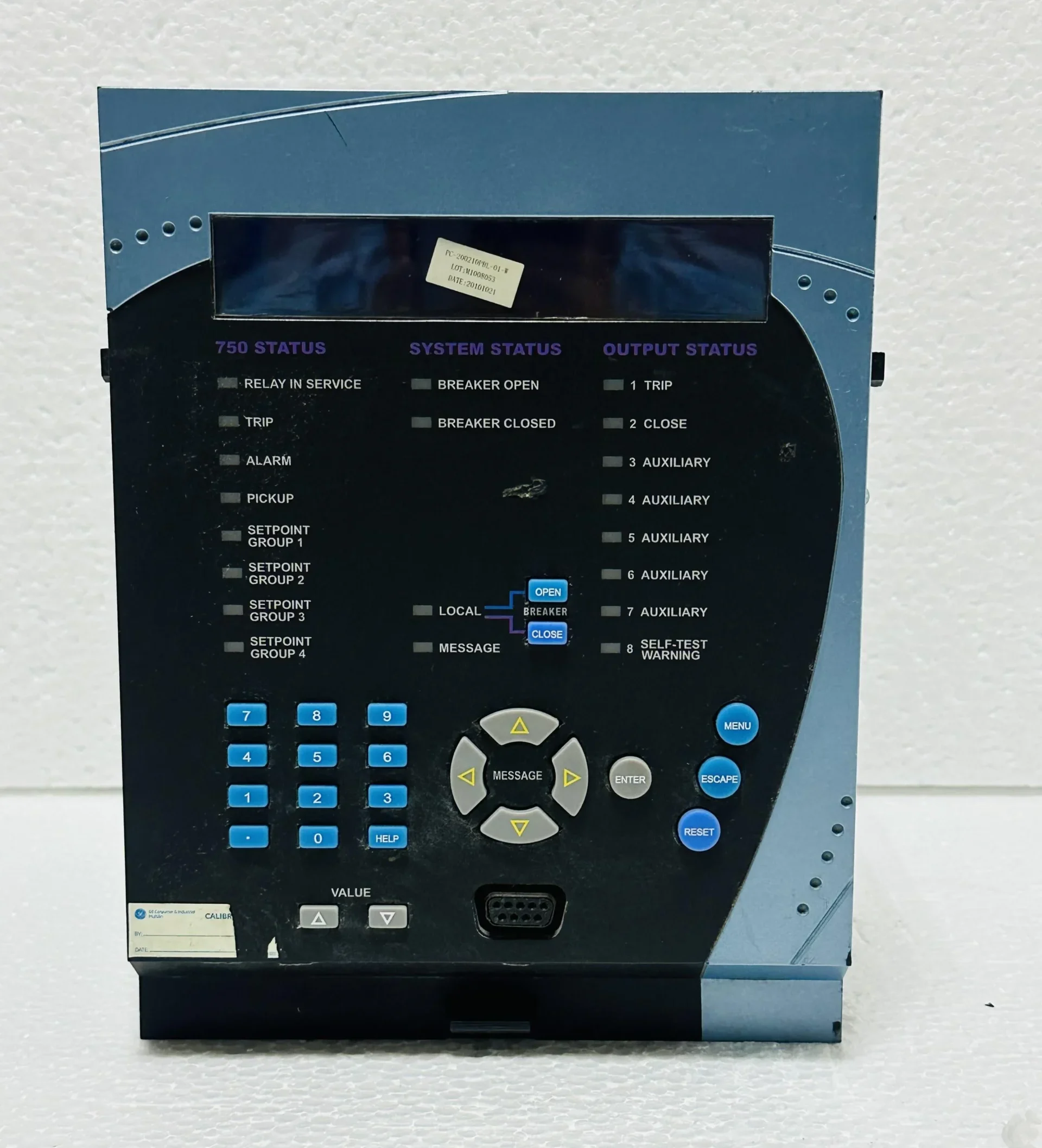 GE Multilin SR750 Feeder Management Relay – 750-P5-G5-D5-HI-A20-R-E