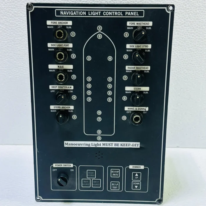 JNC Navigation Light Control Panel