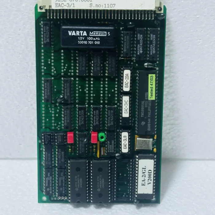 KONGSBERG AUTRONICA EAC-3-1 PCB (Part No. 9252-070.0001)