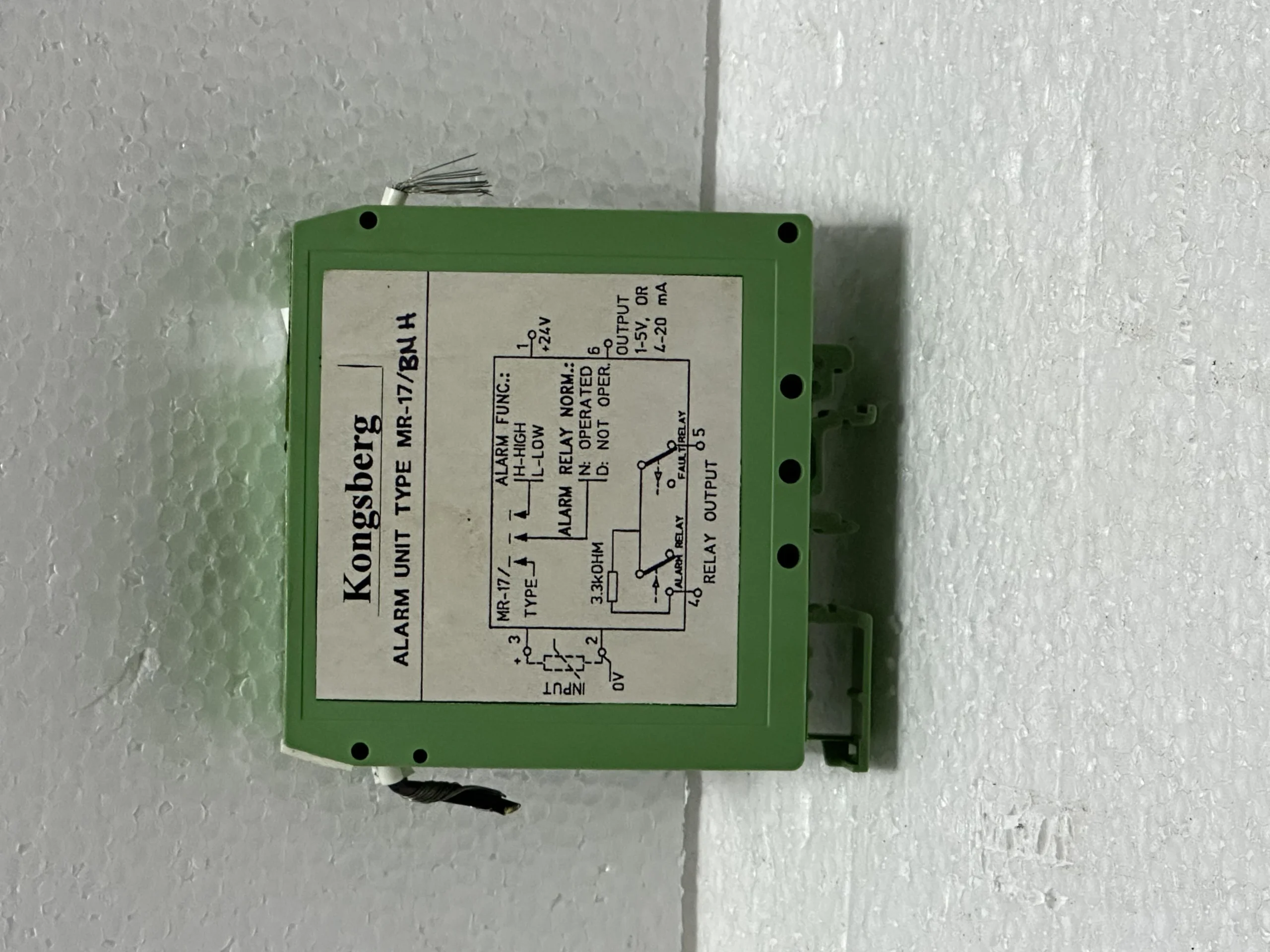 KONGSBERG MR-17 ALARM UNIT KONGSBERG MR-17 ALARM UNIT