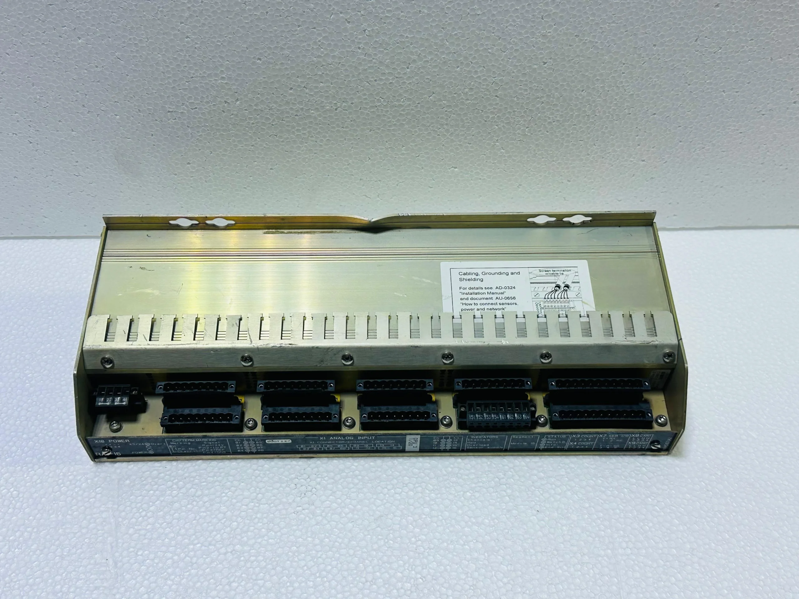 KONGSBERG RAI-16 Remote Analogue Input Module (Part No. 8100148, Rev. E1)