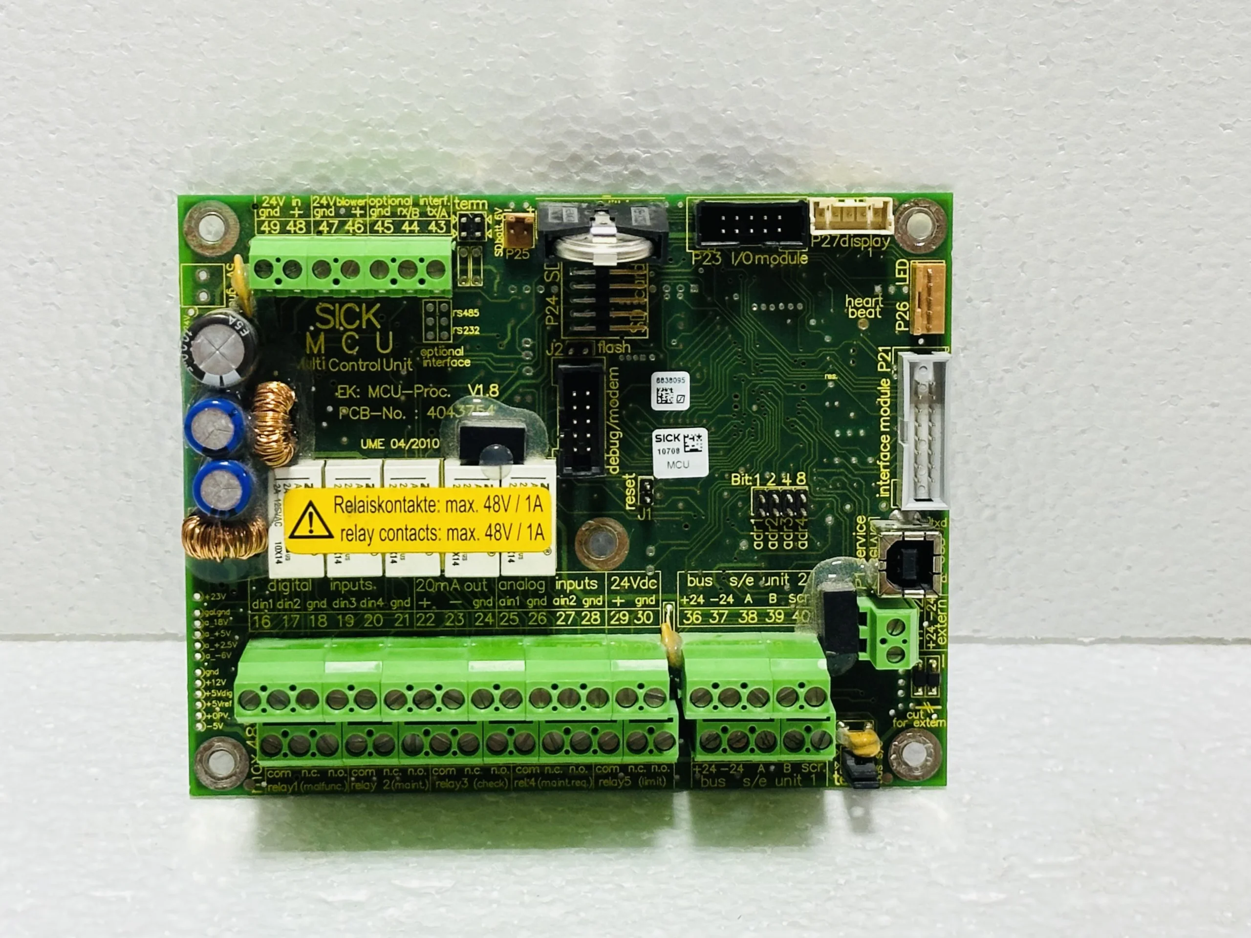 SICK Multi Control Unit 4043754 Circuit Board