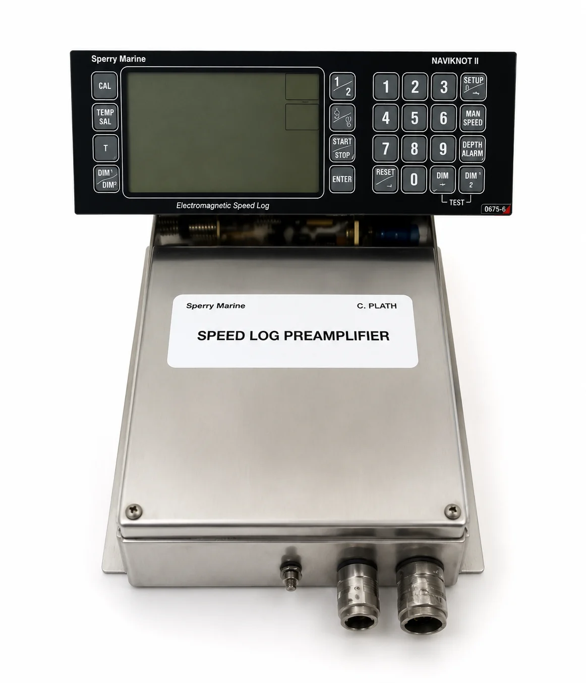 SPERRY MARINE NAVIKNOT SPEED LOG DOPPLER LOG