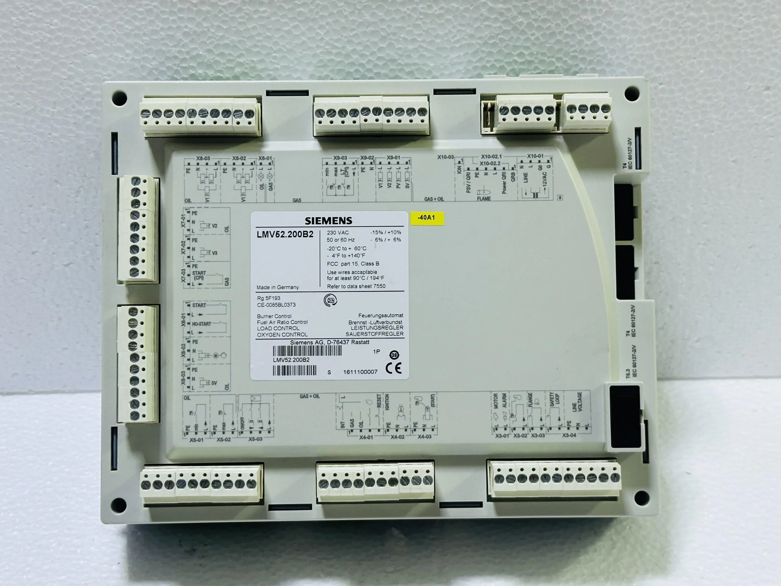 Siemens LMV52.200B2 Burner Control Unit