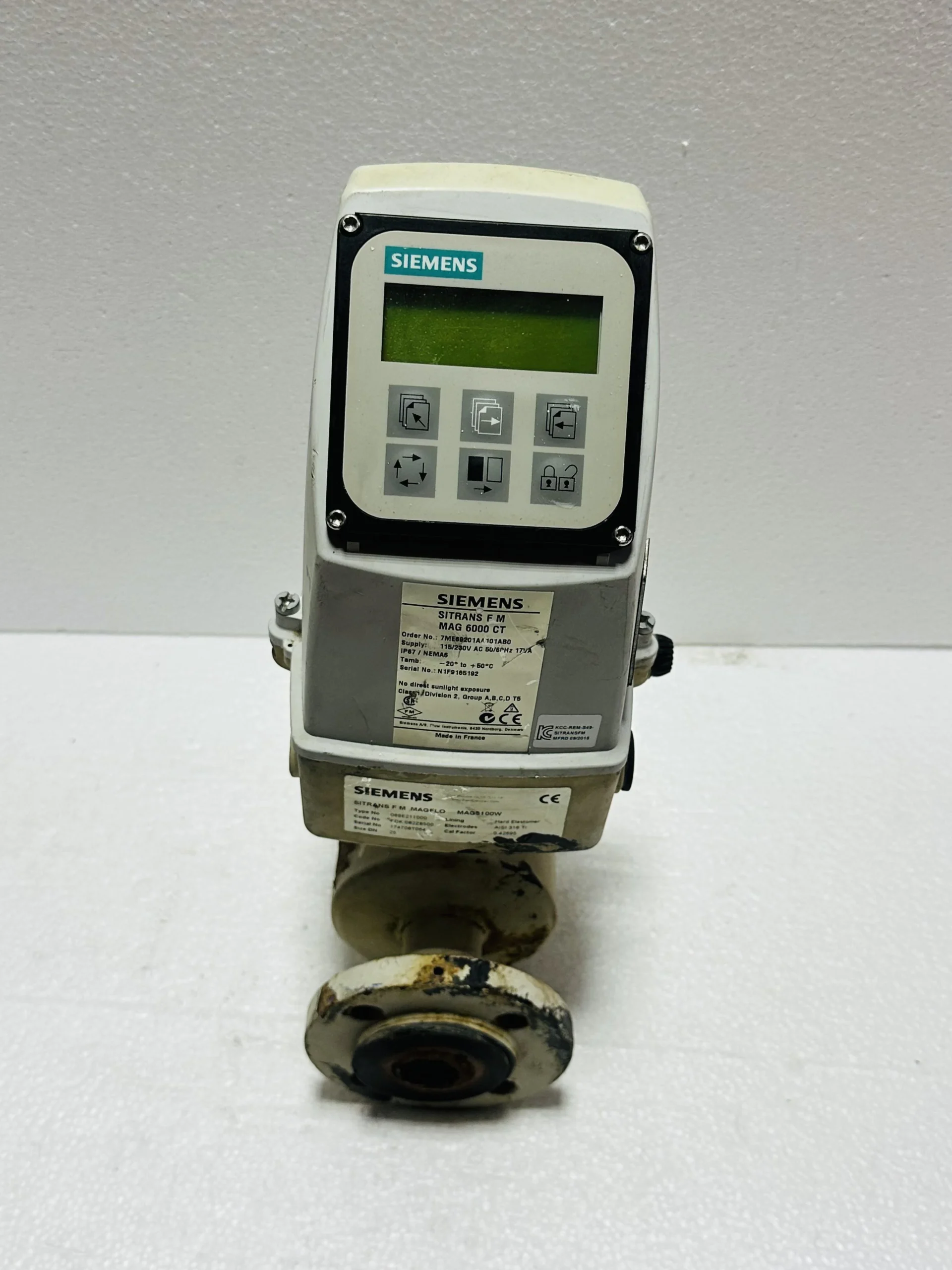 Siemens SITRANS FM MAG 6000 CT Polyamide Enclosure Flow Transmitter (7ME69201AA101AB0)