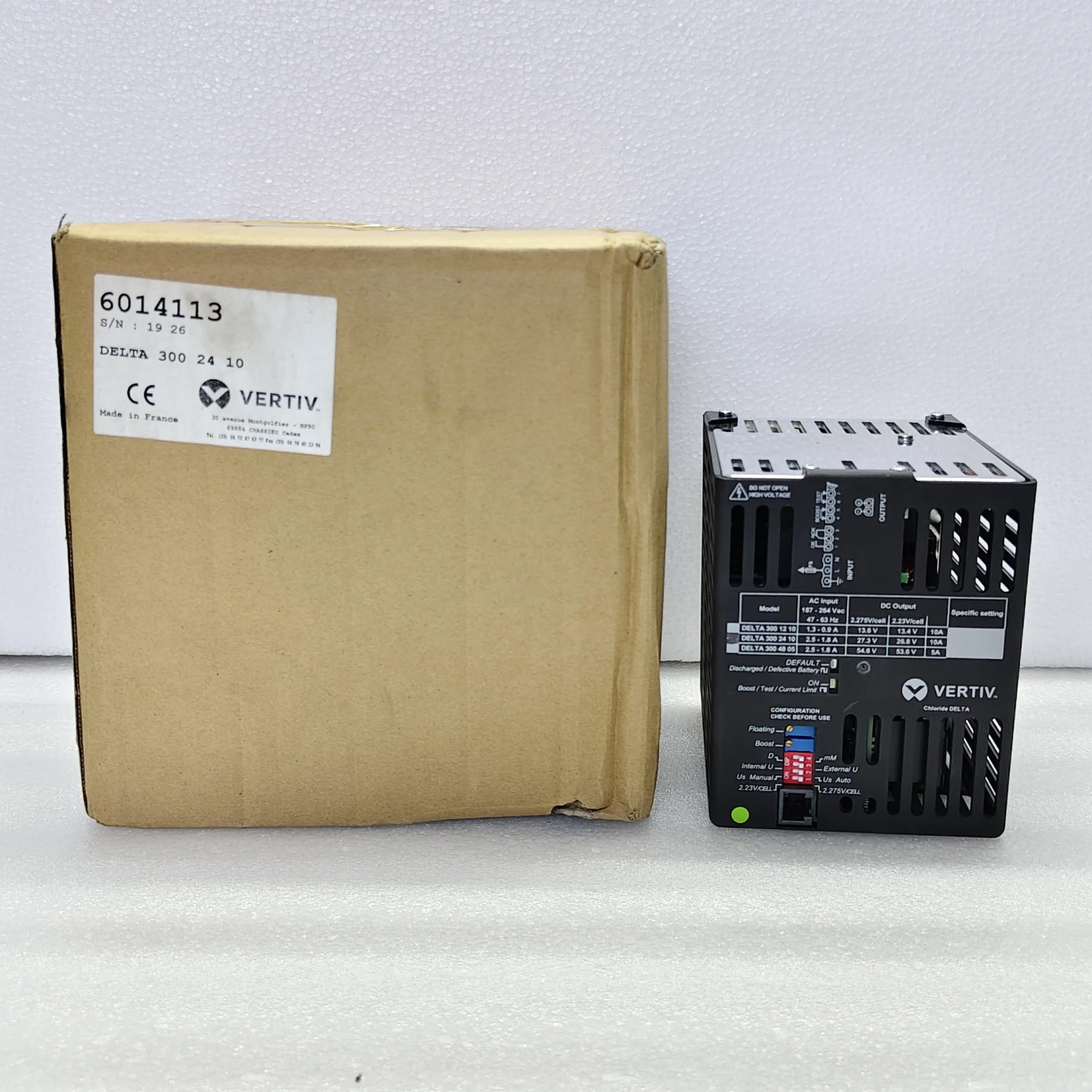 VERTIV DELTA 300 Rectifier / Battery Charger Module – P/N: 6014113