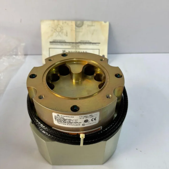 WOODWARD P/N 5852-1006 SOLENOID OPERATED GAS ADMISSION VALVE